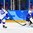 GANGNEUNG, SOUTH KOREA - FEBRUARY 17: Slovenia's Gasper Kroselj #32 makes a shootout save off a shot from Martin Bakos #83 during preliminary round action at the PyeongChang 2018 Olympic Winter Games. (Photo by Matt Zambonin/HHOF-IIHF Images)

